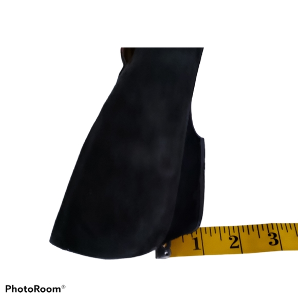 Vintage 80's Suede Colour Block Shoes - Picture 2 of 5